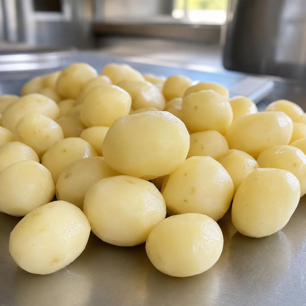 Koffmann Potatoes, Peeled