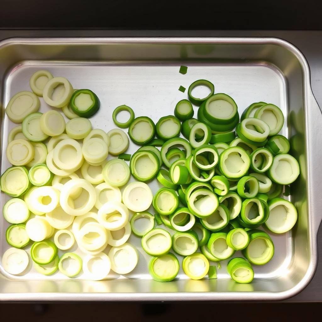 Sliced / Diced Leeks (Machine)