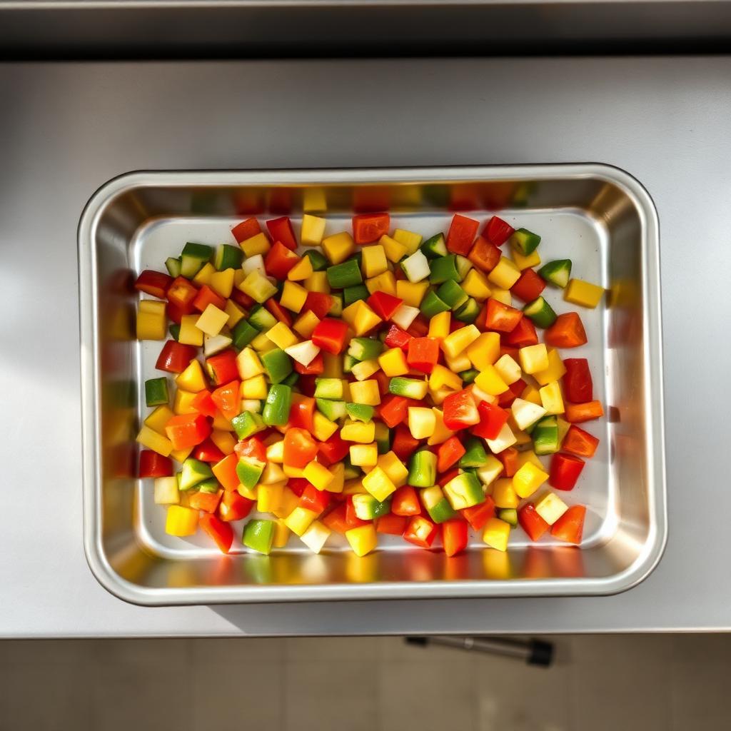 Hand Sliced / Diced / Julienne Pepper