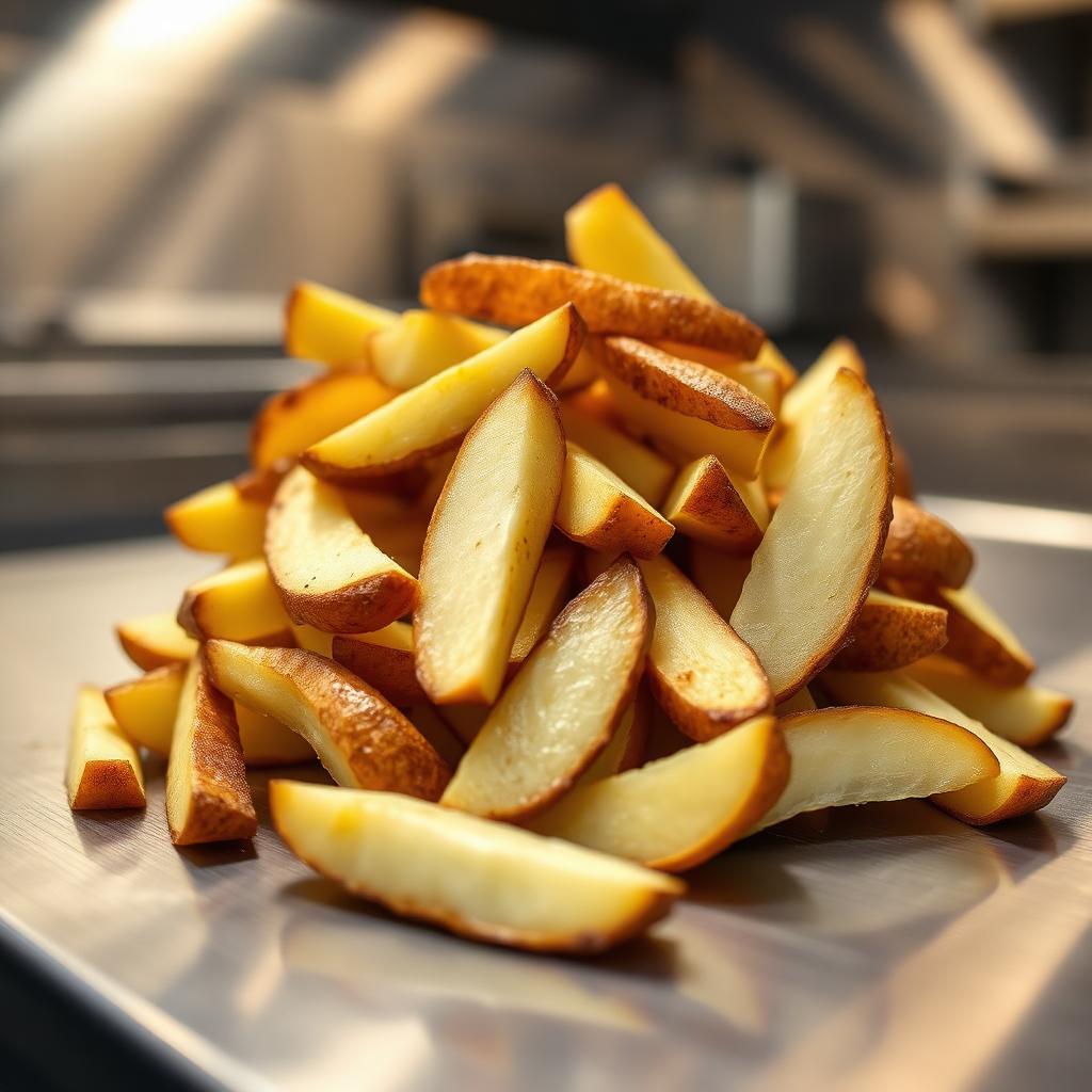 Potatoes Wedges Skin On