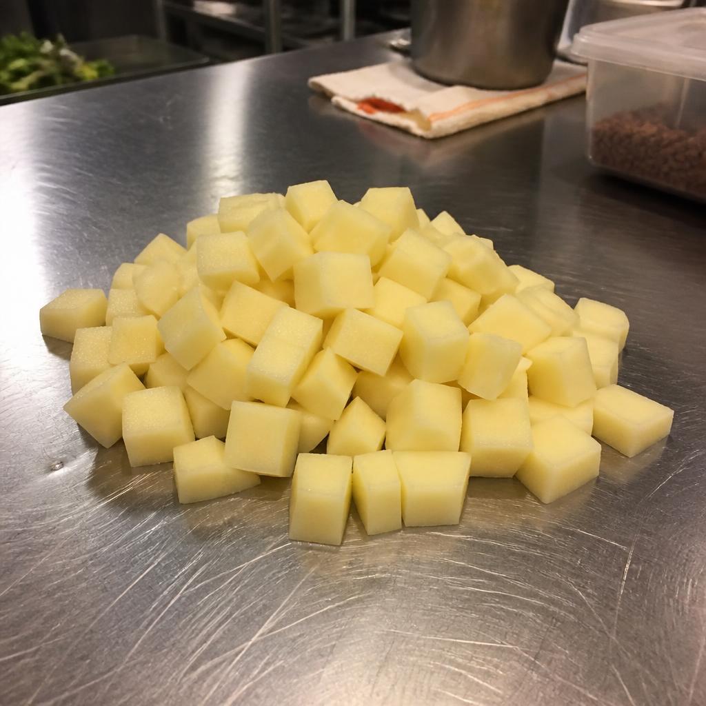 Potatoes Hand Diced
