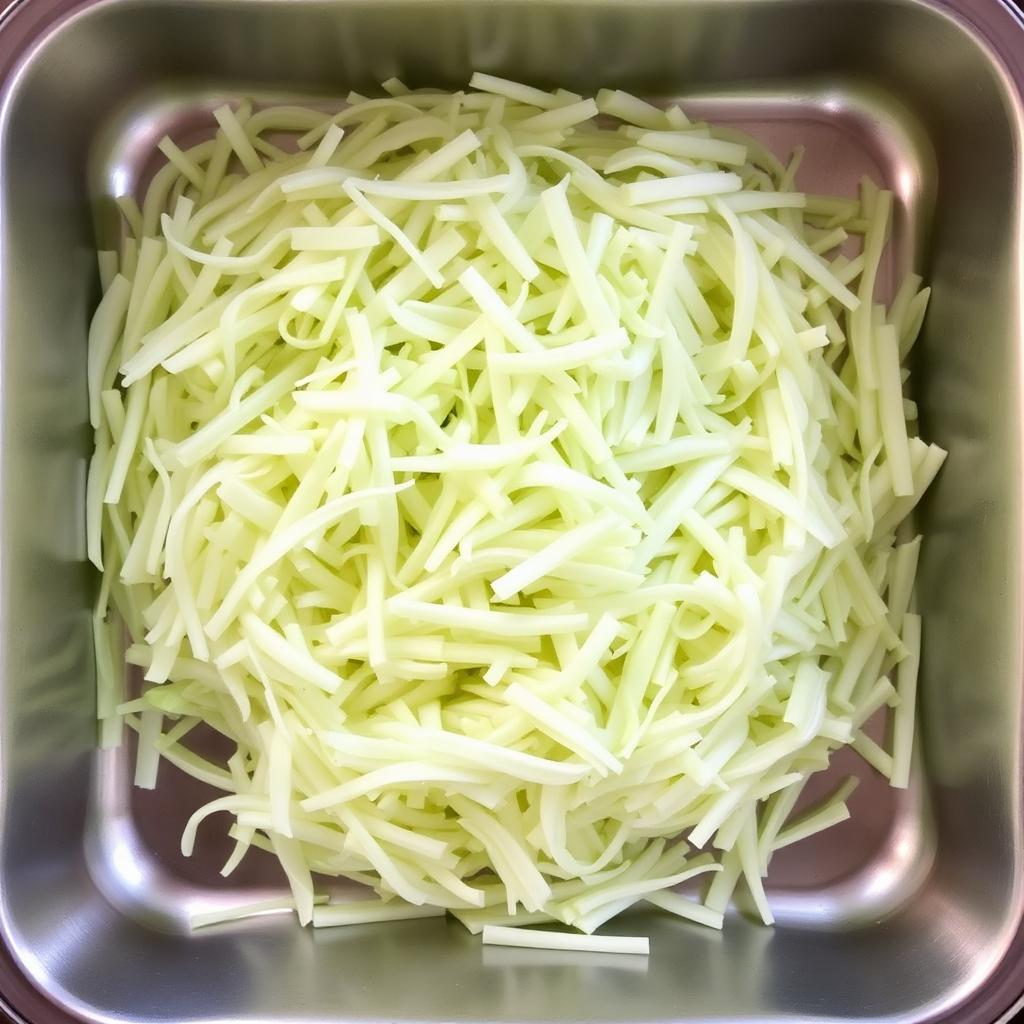 Shredded White Cabbage